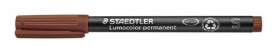 Alkoholos marker, OHP, 0,4 mm, STAEDTLER "Lumocolor® 313 S", barna